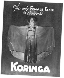 Koringa, from Bertram Mills Circus Programme September 1939, Folkestone Library & Museum